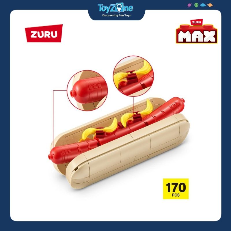 Mô hình đồ chơi Blind box lắp ráp MAX Snack ( Thức Ăn Nhanh ) ZURU TOYS