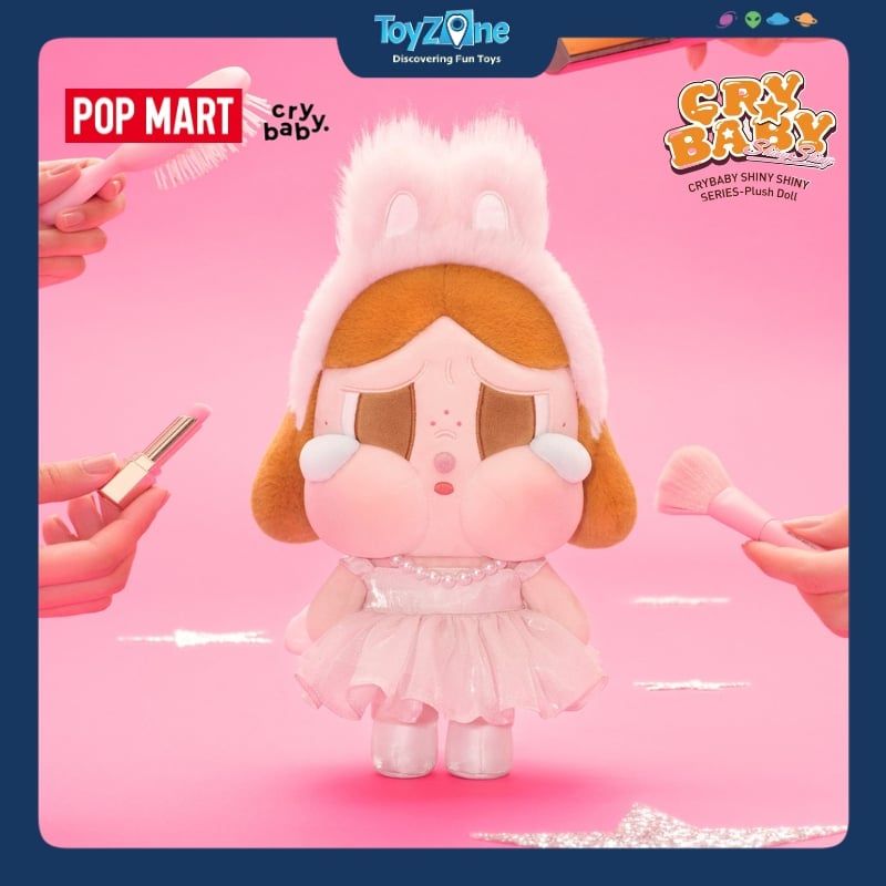 Mô hình gấu bông Crybaby Shiny Shiny Series Plush Doll POP MART