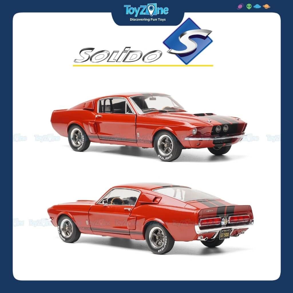 Mô hình xe Ford Shelby GT500 1967 1:18 SOLIDO