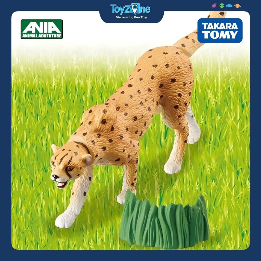 Mô hình đồ chơi Động Vật Báo Săn ANIA AS-13 Cheetah ( Wild Ver. ) TAKARA TOMY