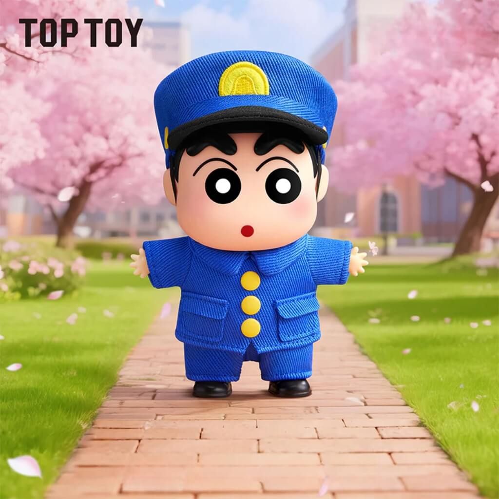 Mô hình Blind box Móc khóa Gấu bông Crayon Shin-chan Classic Memories Series Plush TOP TOY