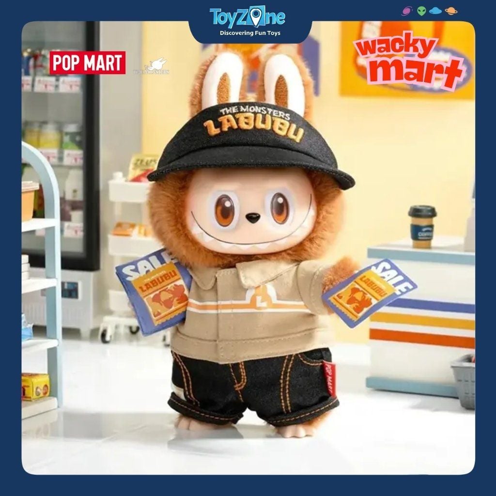 Mô hình Móc khóa Labubu The Monsters Wacky Mart ( Siêu Thị Kỳ Quái ) Series POP MART