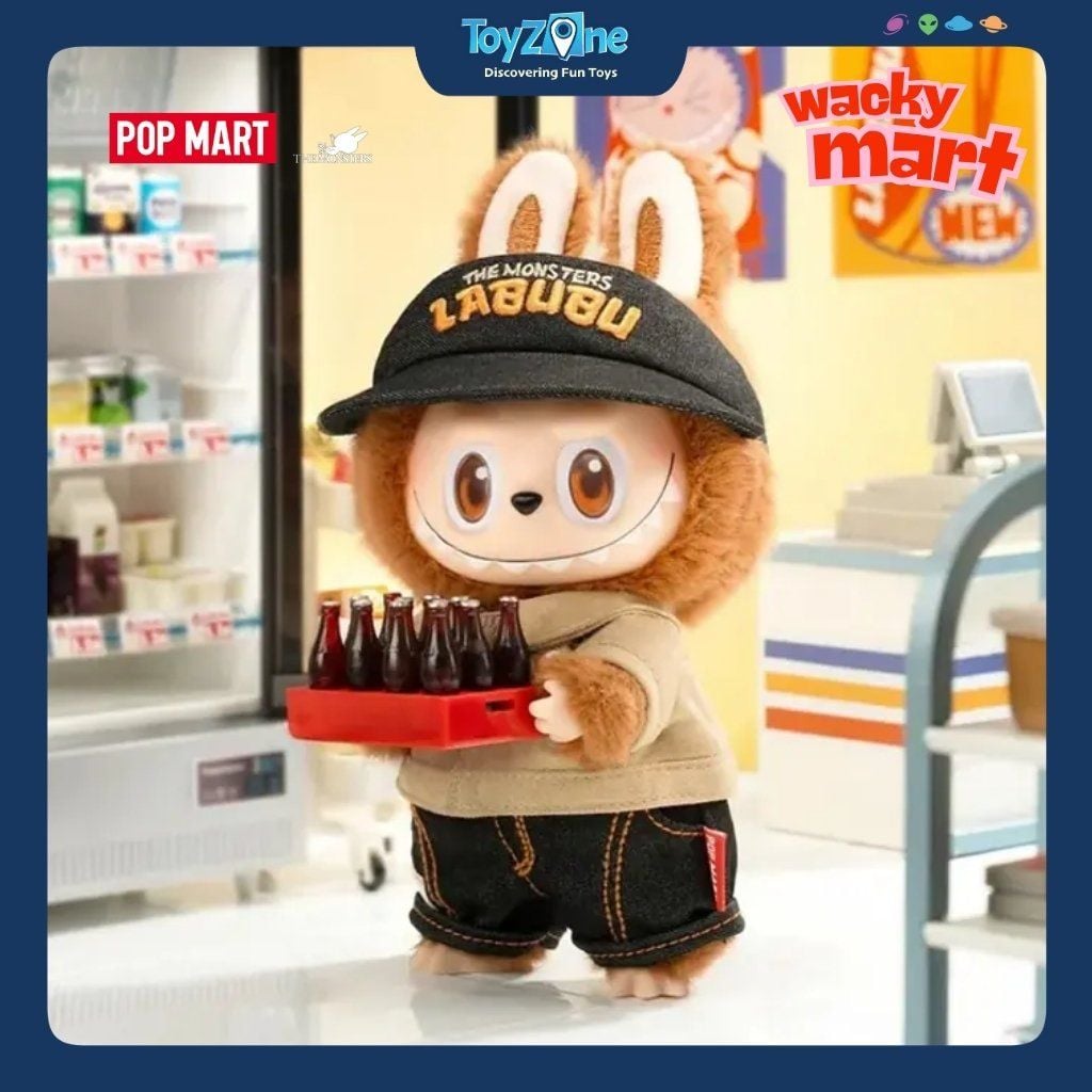 Mô hình Móc khóa Labubu The Monsters Wacky Mart ( Siêu Thị Kỳ Quái ) Series POP MART