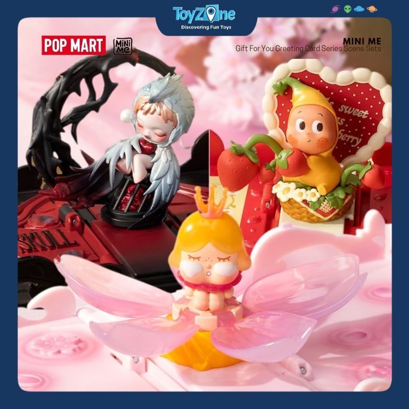 Mô hình đồ chơi Blind box Gift For You Greeting Card Series Scene Sets ( Món Quà Cho Bạn ) POP MART