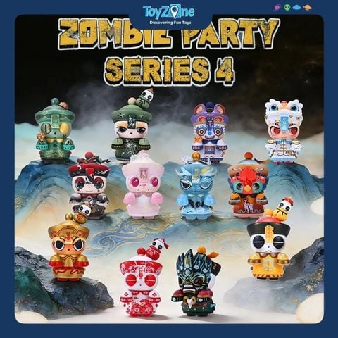 Mô hình đồ chơi Blind box OPanDee Zombie Party Series 4 ( Bữa Tiệc Zombie ) OPanDee