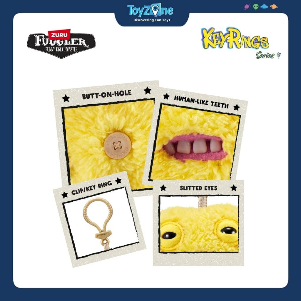 Mô Hình Đồ Chơi Sưu Tầm Móc Khoá Fuggler Keyrings Ver 4 5inch ZURU TOYS