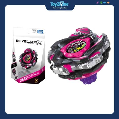 Con Quay Beyblade X CX-13 Starter Bahamut Blitz BK1-50I Takara Tomy