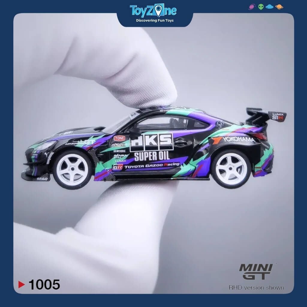 Mô hình xe Toyota GR86 HKS Type R 1:64 MiniGT
