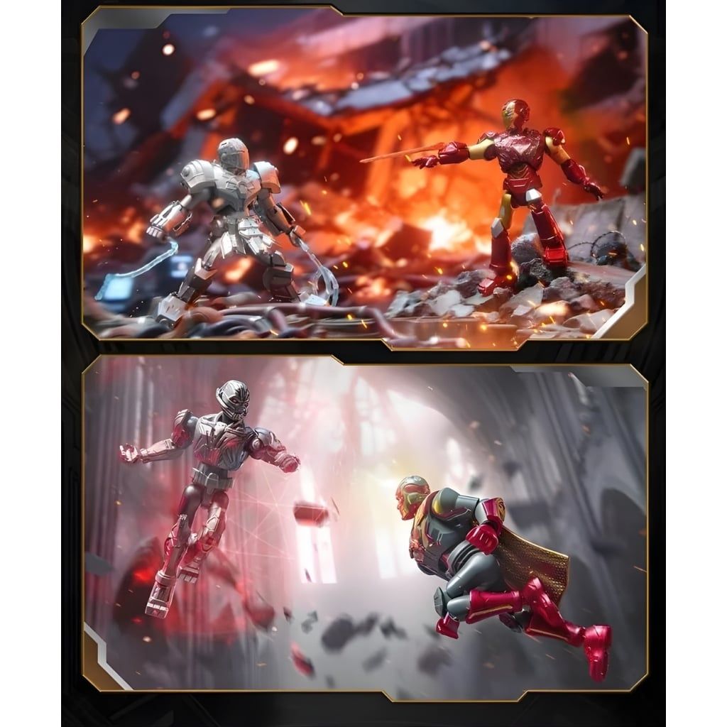 Mô hình đồ chơi Lắp ráp Blind box Marvel Infinity Saga Series 04 Model Kits BLOKEES