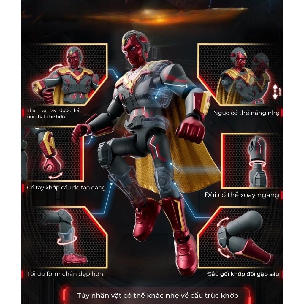 Mô hình đồ chơi Lắp ráp Blind box Marvel Infinity Saga Series 04 Model Kits BLOKEES