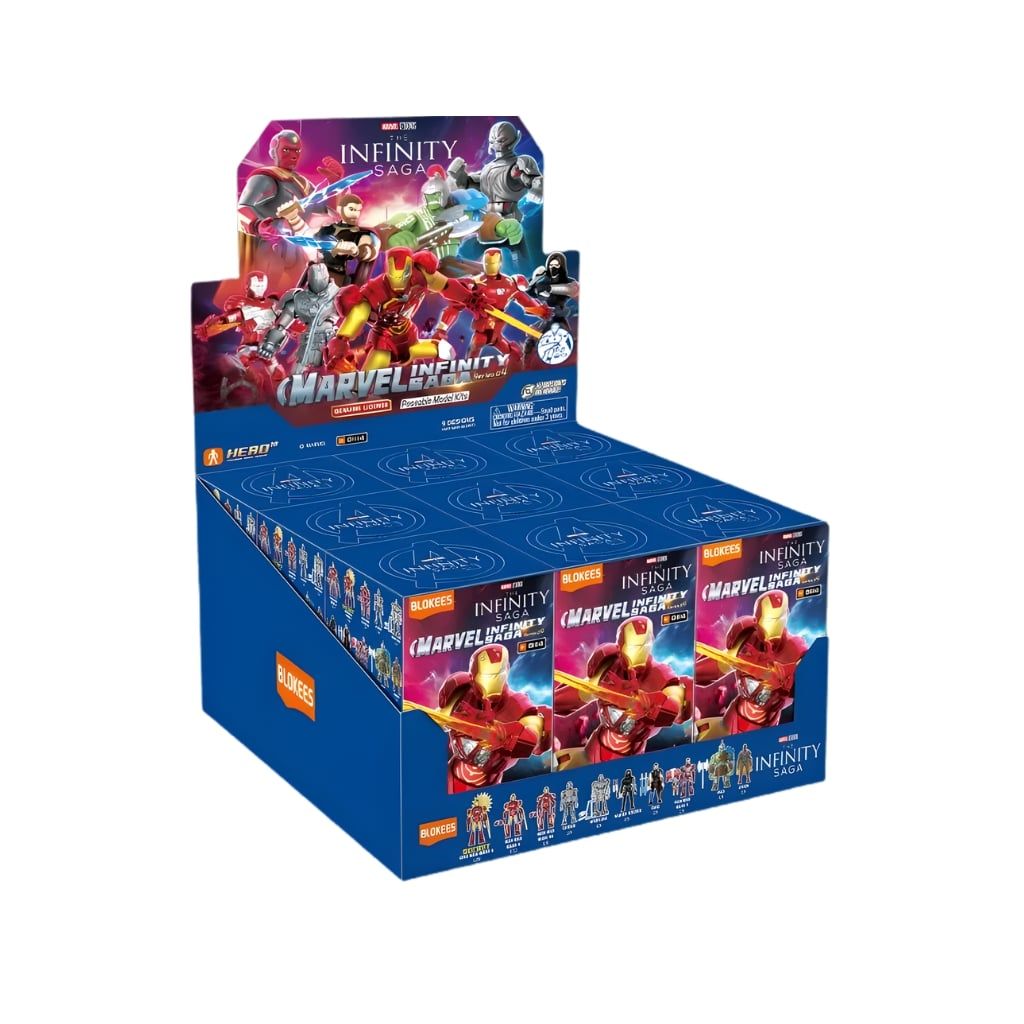 Mô hình đồ chơi Lắp ráp Blind box Marvel Infinity Saga Series 04 Model Kits BLOKEES