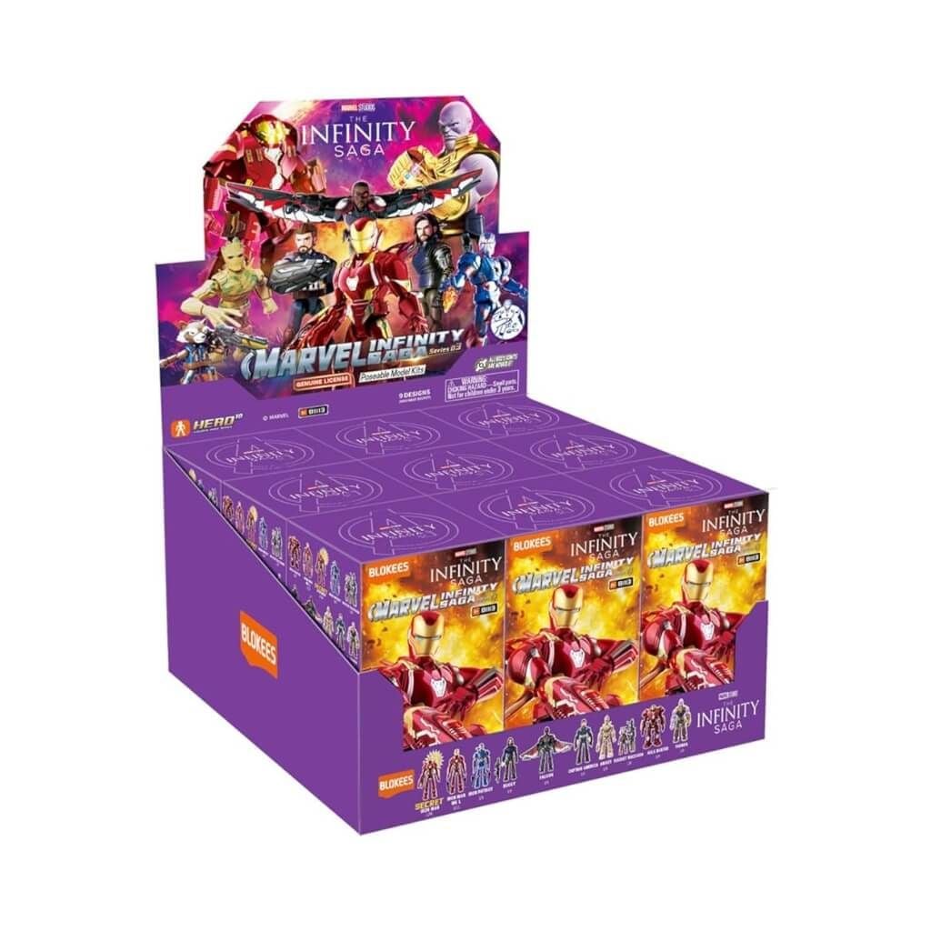 Mô hình đồ chơi Lắp ráp Blind box Marvel Infinity Saga Version 03 Model Kits BLOKEES