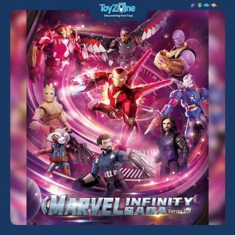 Mô hình đồ chơi Lắp ráp Blind box Marvel Infinity Saga Version 03 Model Kits BLOKEES