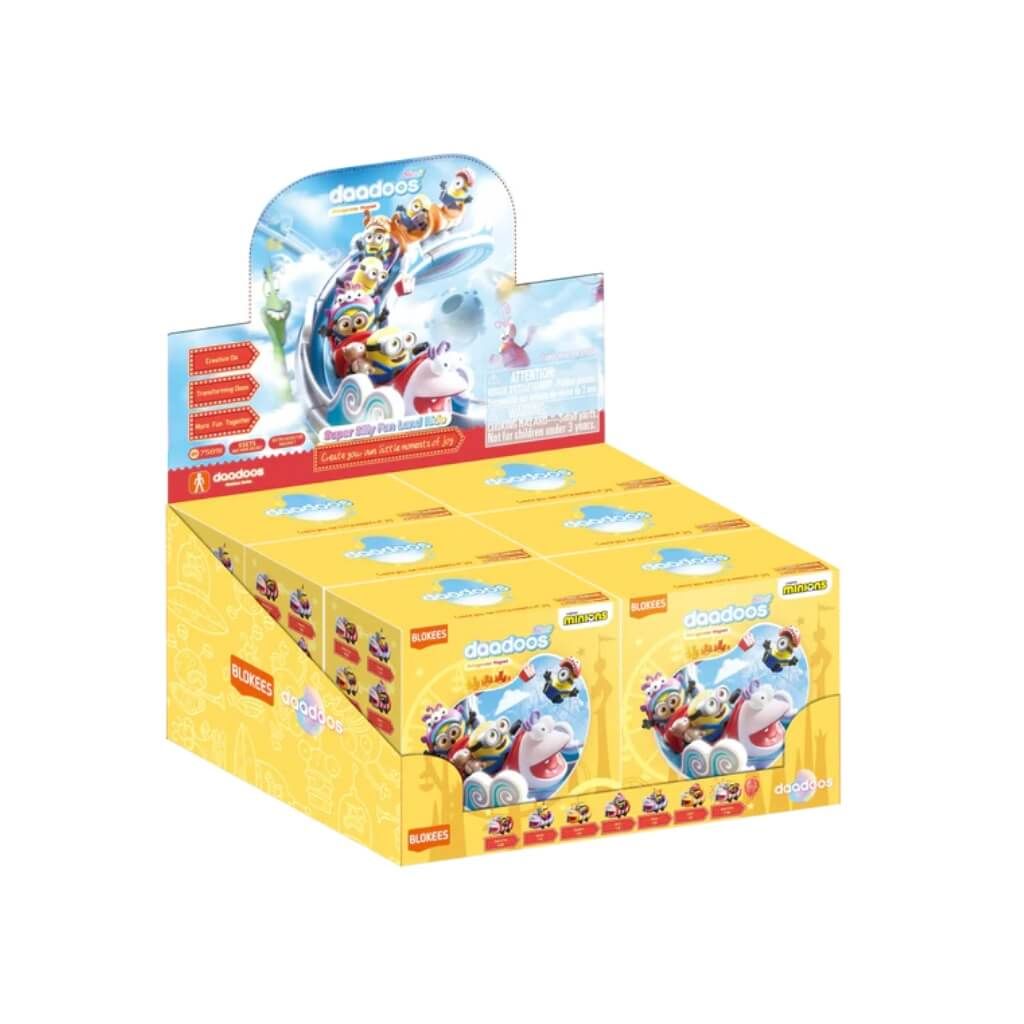 Mô hình đồ chơi lắp ráp Blind box Minions Daadoos Nest Series 01 The Roller BLOKEES