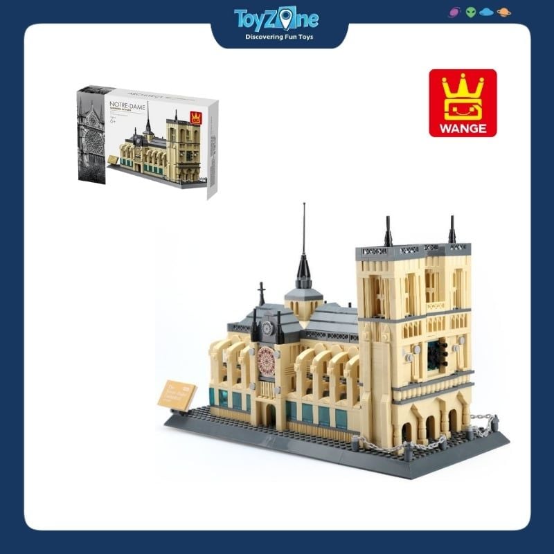 Bộ đồ chơi lắp ráp mô hình Công Trình Kiến Trúc Wange