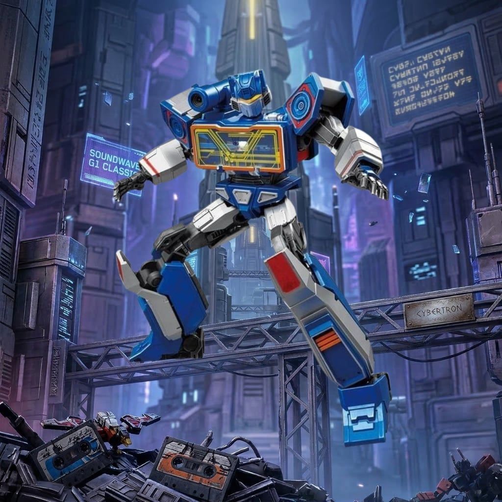 Mô hình đồ chơi lắp ráp Transformers Classic Class 17 Soundwave Transformers One BLOKEES