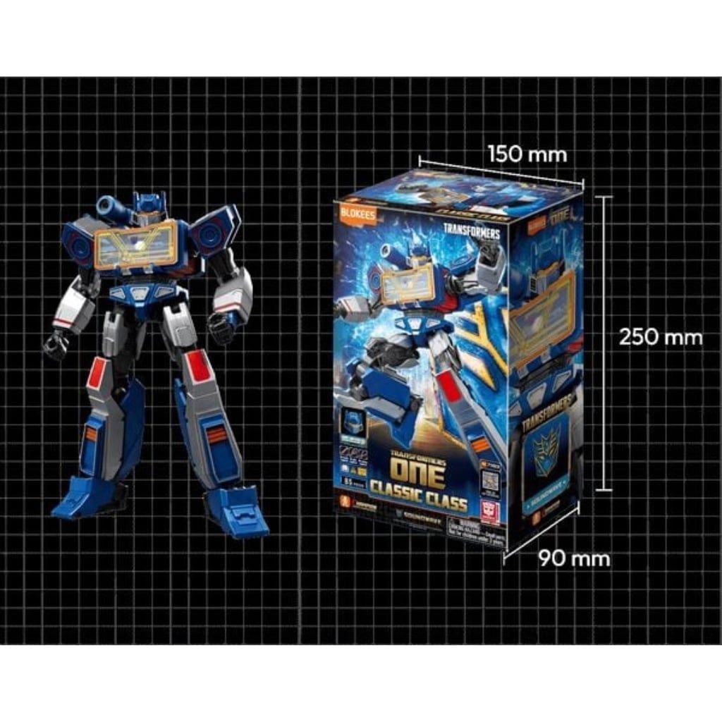 Mô hình đồ chơi lắp ráp Transformers Classic Class 17 Soundwave Transformers One BLOKEES