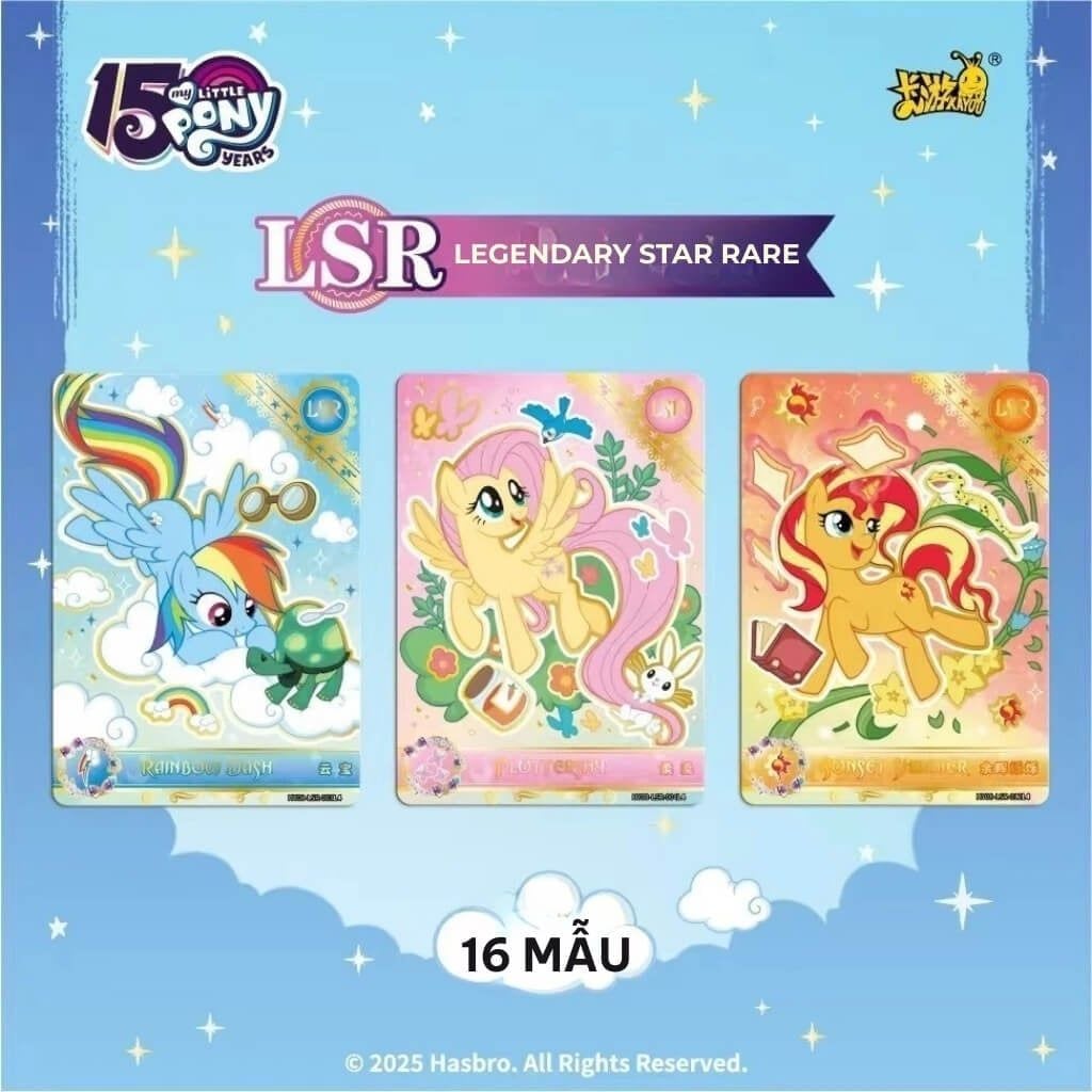 Bộ thẻ sưu tầm My Little Pony Friendship Eternal Card Moon Edition Series 3 KAYOU