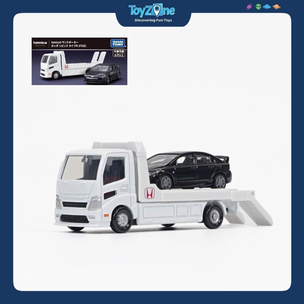 Mô hình xe vận chuyển Transporter Honda Civic Type R ( FD2 ) TOMICA PREMIUM