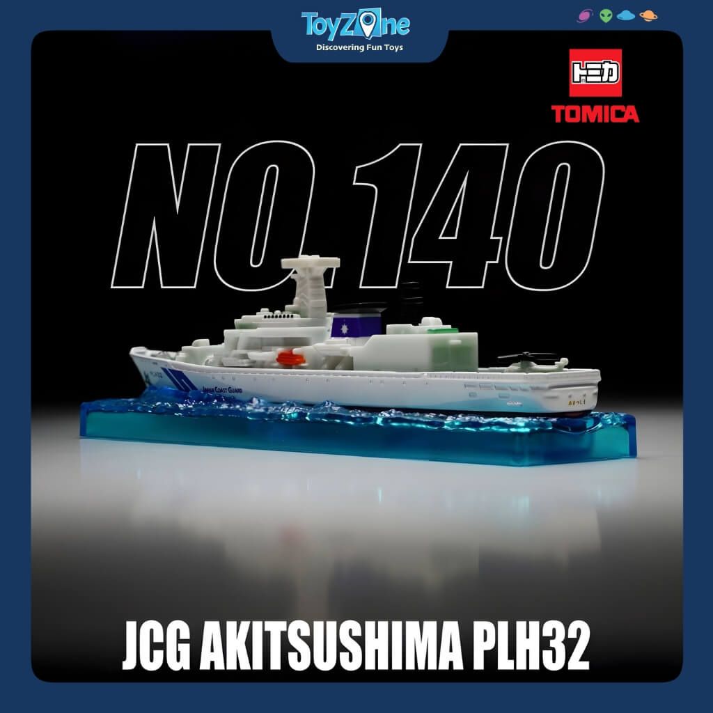 Mô hình Tàu Tuần Tra JCG Akitsushima PLH32 No.140 TOMICA LONG