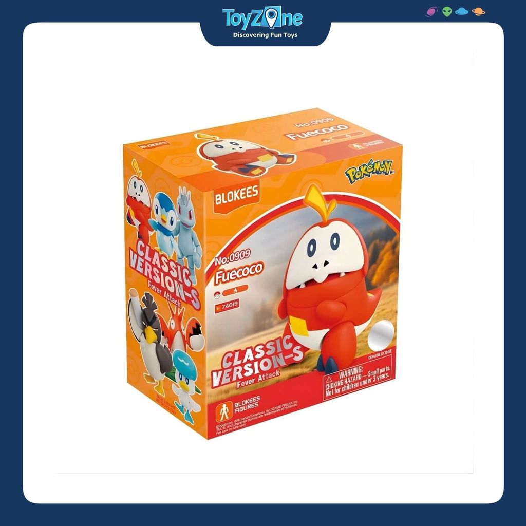 Mô hình lắp ráp Pokemon Fuecoco Classic Version-S Fever Attack BLOKEES
