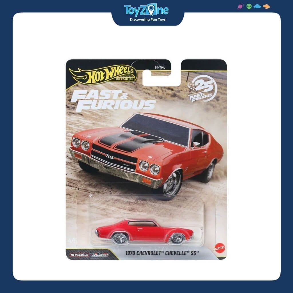 Mô hình xe Hot Wheels Premium Fast And Furious 25th Anniversary chính hãng