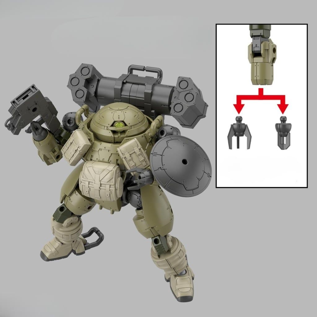 Mô hình lắp ráp Robot bEXM-6 Roundnova I 30 Minutes Mission Model Kit 1/144 BANDAI