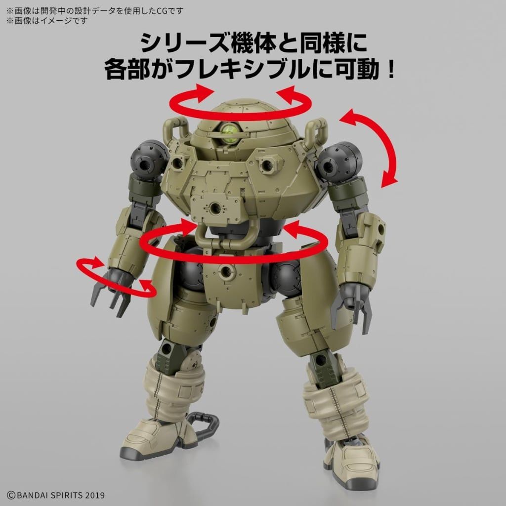 Mô hình lắp ráp Robot bEXM-6 Roundnova I 30 Minutes Mission Model Kit 1/144 BANDAI