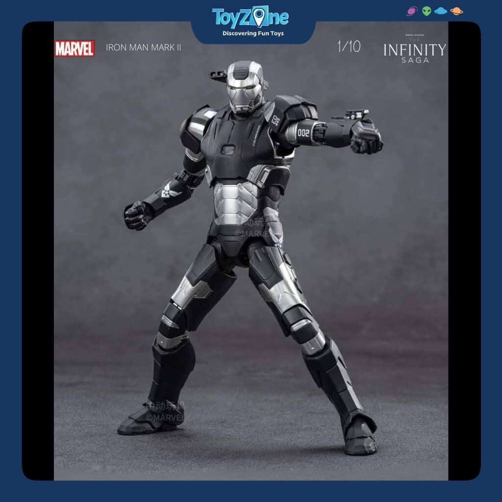 Mô hình Iron Man Mark 2 ( MK2 ) Marvel The Infinity Saga War Machine 1:10 ZD TOYS