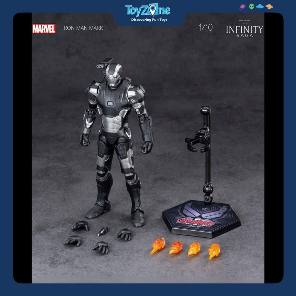 Mô hình Iron Man Mark 2 ( MK2 ) Marvel The Infinity Saga War Machine 1:10 ZD TOYS