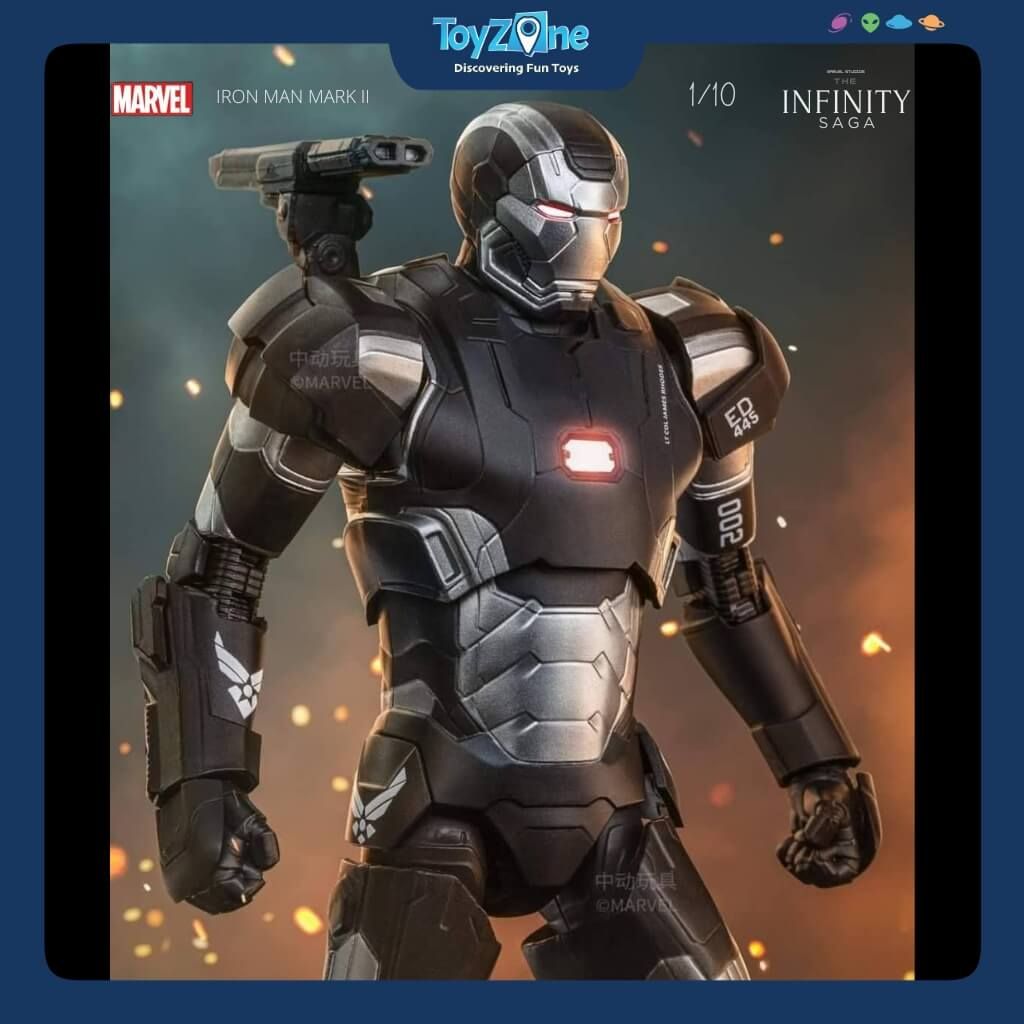 Mô hình Iron Man Mark 2 ( MK2 ) Marvel The Infinity Saga War Machine 1:10 ZD TOYS