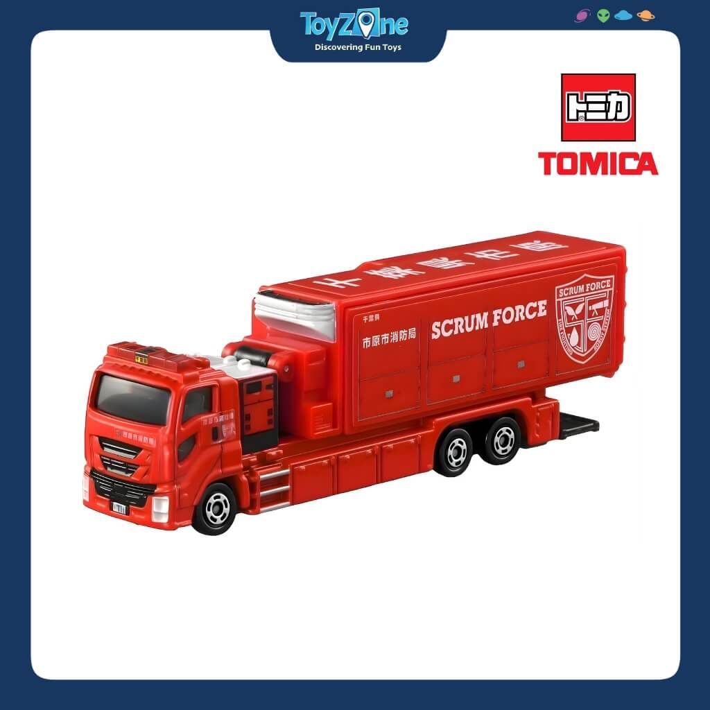 Mô hình Xe Cứu Hỏa Ichihara City Fire Bureau Scrum Forse No.121-3 LONG TOMICA