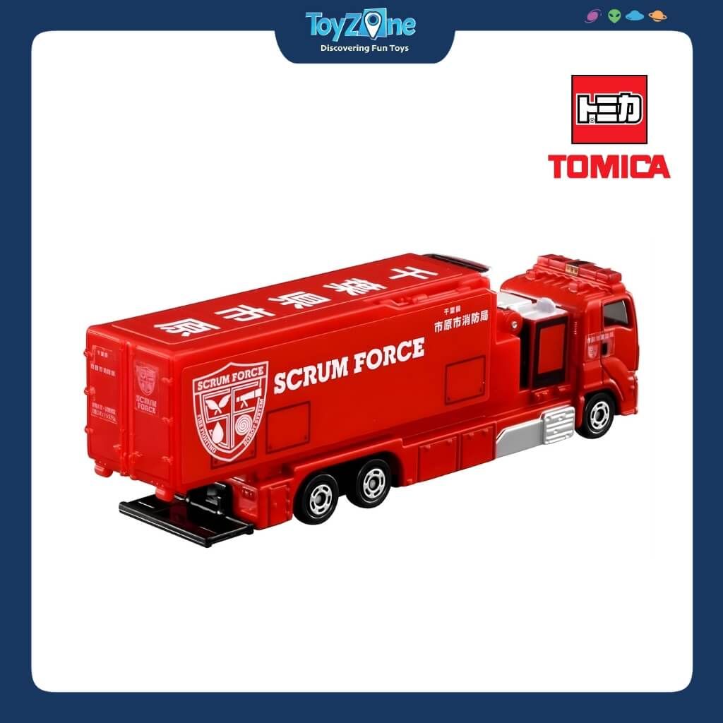 Mô hình Xe Cứu Hỏa Ichihara City Fire Bureau Scrum Forse No.121-3 LONG TOMICA