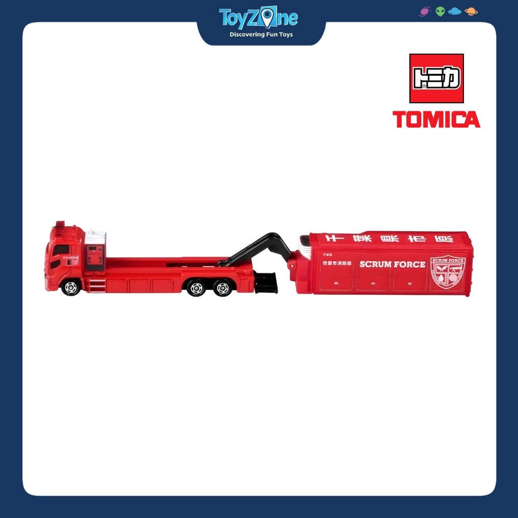 Mô hình Xe Cứu Hỏa Ichihara City Fire Bureau Scrum Forse No.121-3 LONG TOMICA