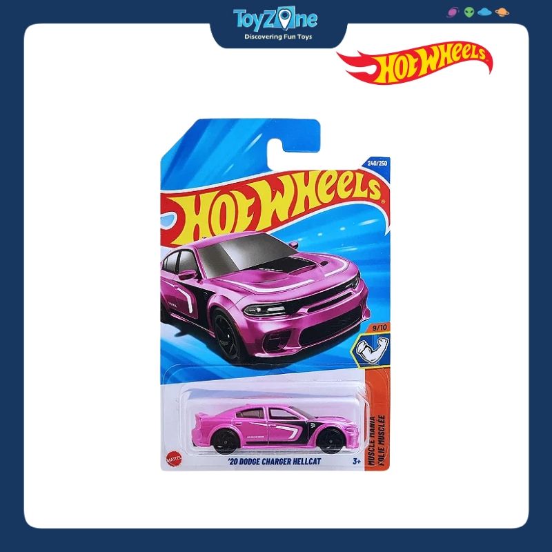 Đồ chơi mô hình xe Hot Wheels Muscle Mania Folie Musclee chính hãng