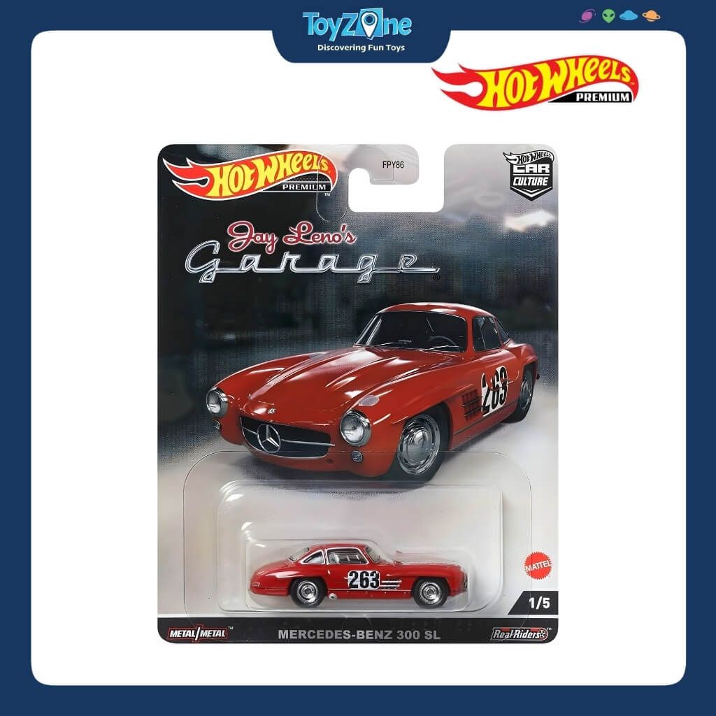 Mô hình xe Hot Wheels Premium 2022 Jay Leno's Garage chính hãng