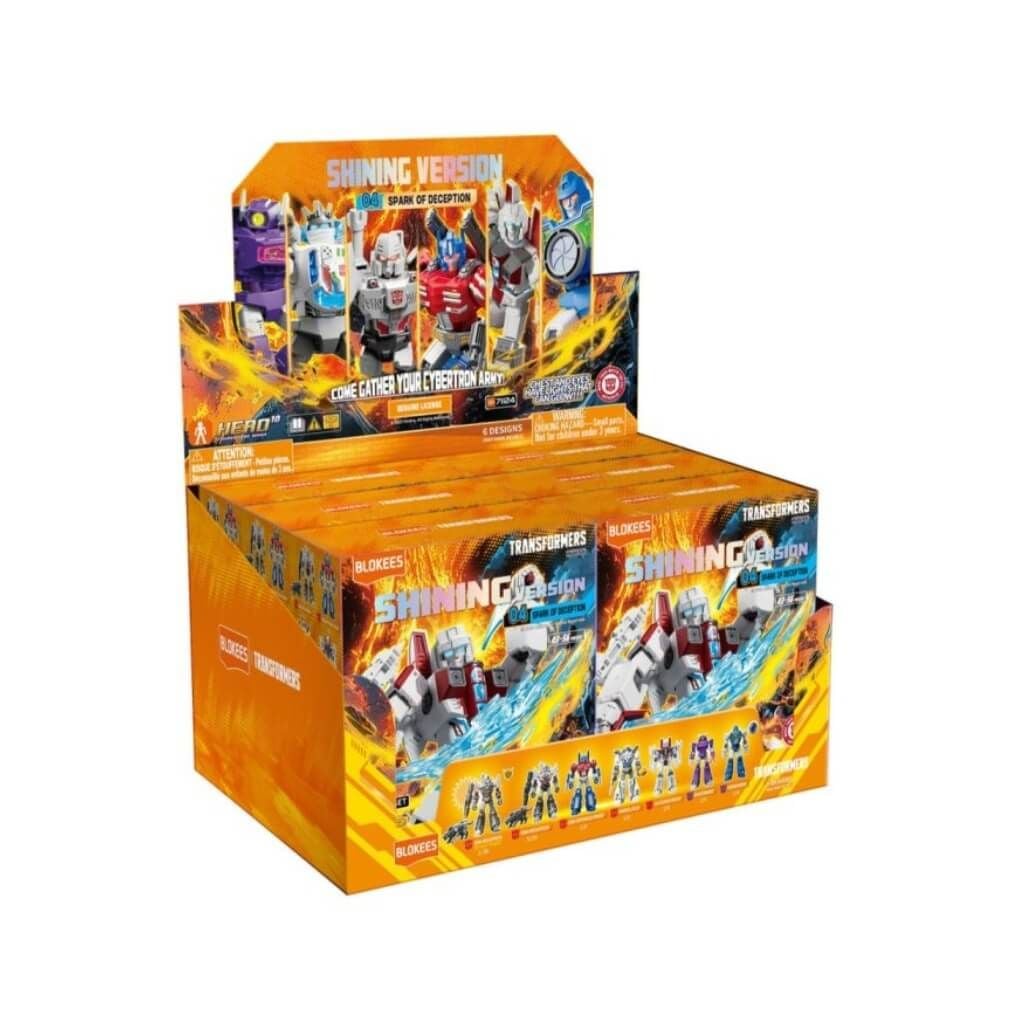Mô hình đồ chơi lắp ráp Blind box Transformers Shining Version 04 Spark of Deception Model Kits BLOKEES