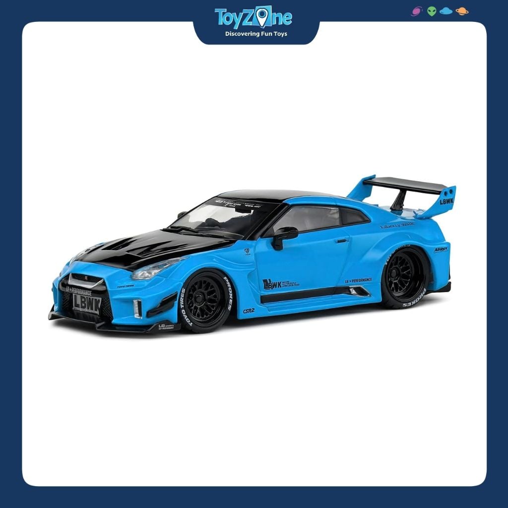 Mô hình xe Nissan GT-R ( R35 ) LBWK Silhouette 2019 1:43 SOLIDO