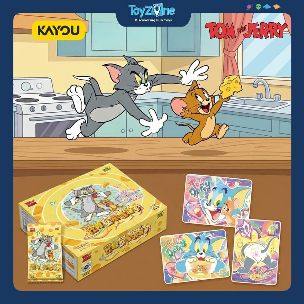 Bộ thẻ sưu tầm Tom and Jerry Happy Enemies Fun Chase Edition 1 KAYOU