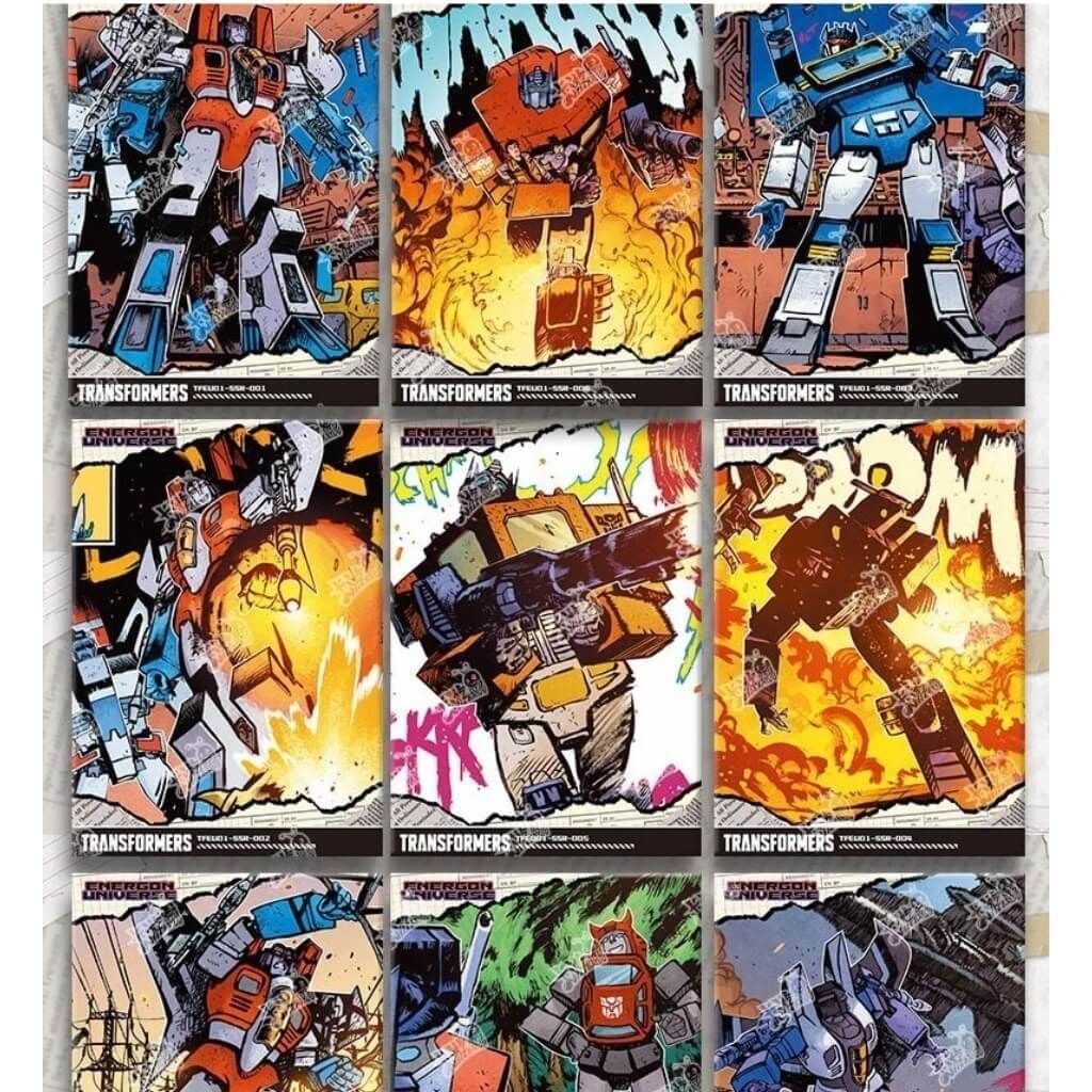 Bộ thẻ sưu tập Transformers Energy Critical Collection Trading Card KAYOU