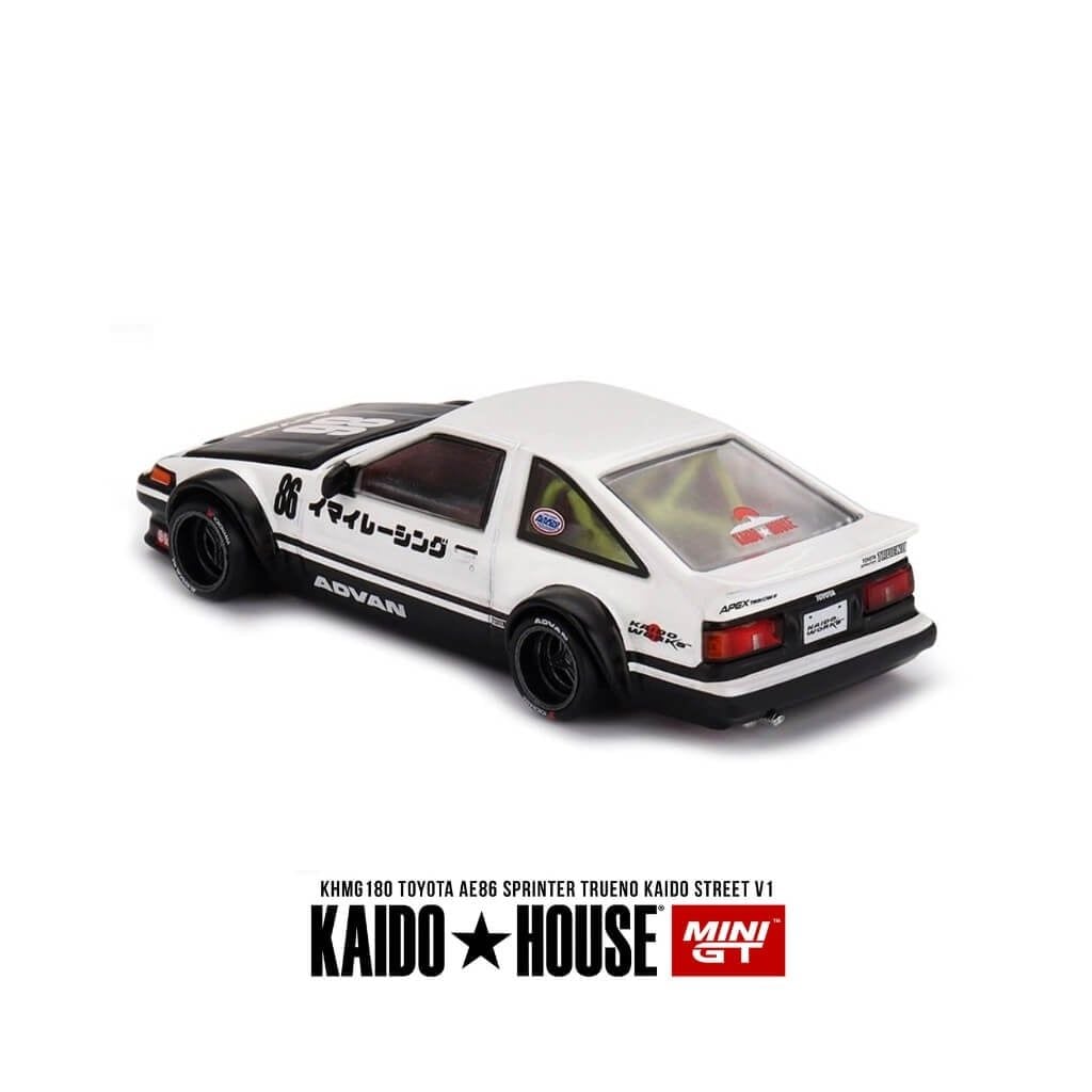 Mô hình xe Toyota AE86 Sprinter Trueno 1:64 KAIDO HOUSE x MiniGT