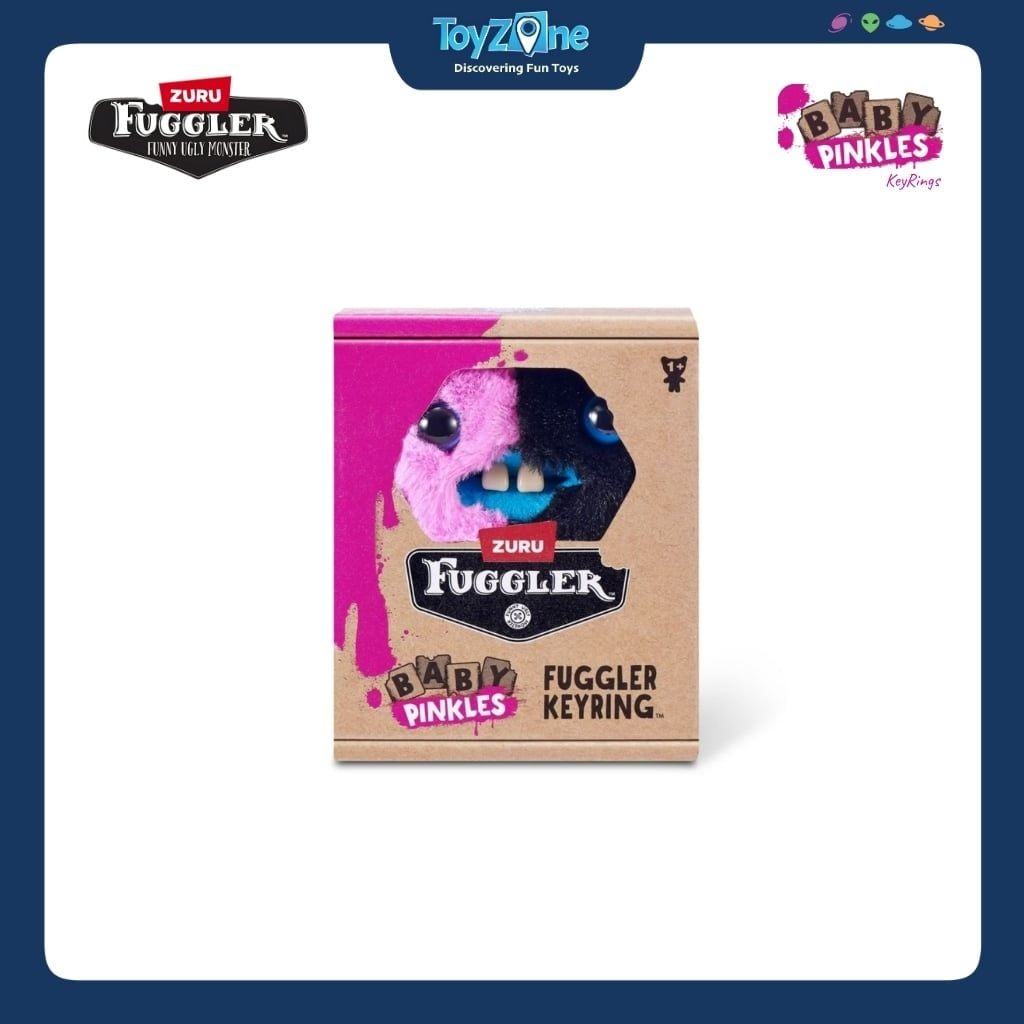 Mô hình móc khoá đồ chơi sưu tầm Fuggler Baby Pinkles Keyrings 3.5 inch ZURU TOYS