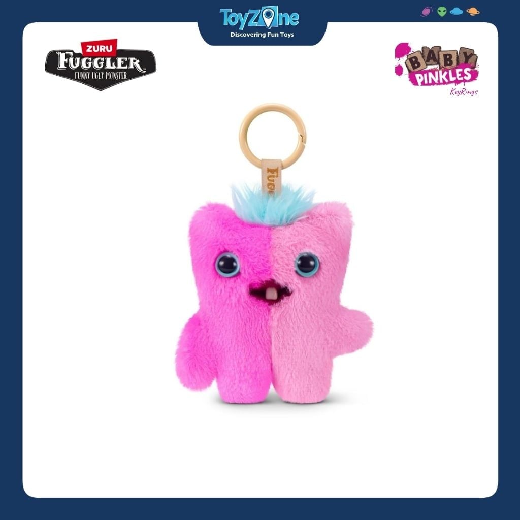 Mô hình móc khoá đồ chơi sưu tầm Fuggler Baby Pinkles Keyrings 3.5 inch ZURU TOYS