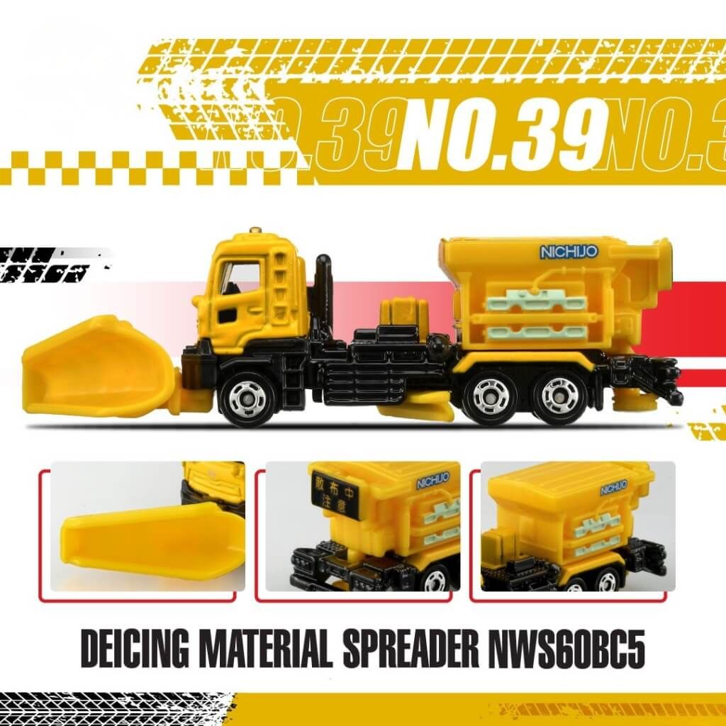 Mô hình xe Deicing Material Spreader NWS60BC5 No.39-09 TOMICA