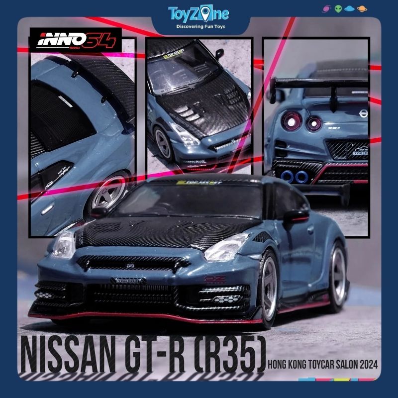 Mô hình xe Nissan G-TR R35 Nismo 2024 Top Secret 1:64 Inno64