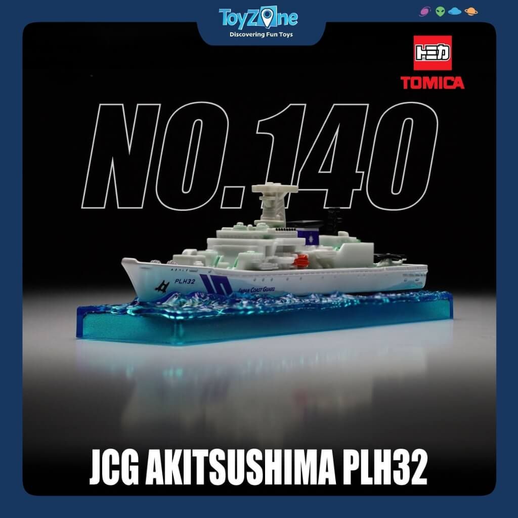 Mô hình Tàu Tuần Tra JCG Akitsushima PLH32 No.140 TOMICA LONG