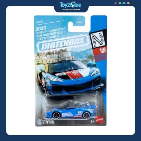 Mô hình xe Chevy Corvette Z06 Convertible 2023 City Heroes Traffic Series 1:64 MATCHBOX