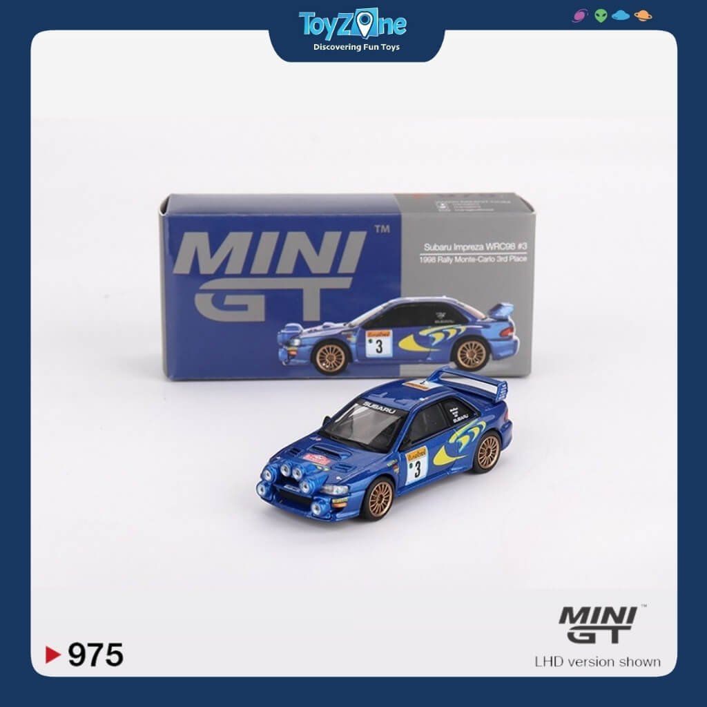 Mô hình xe Subaru Impreza WRC98 #3 1:64 MiniGT