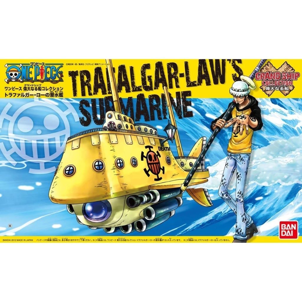 Mô hình lắp ráp tàu One Piece Trafalgar Law's Submarine Grand Ship Collection BANDAI