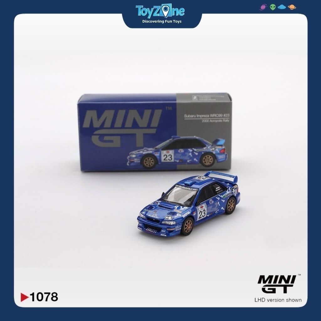 Mô hình xe Subaru Impreza WRC99 #23 2000 1:64 MiniGT